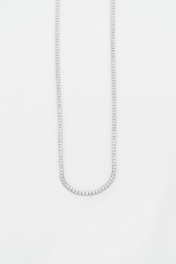 Dây Chuyền Full Đá Đính Đá CZ Kiểu Ý 750 Bảo Tín K&K