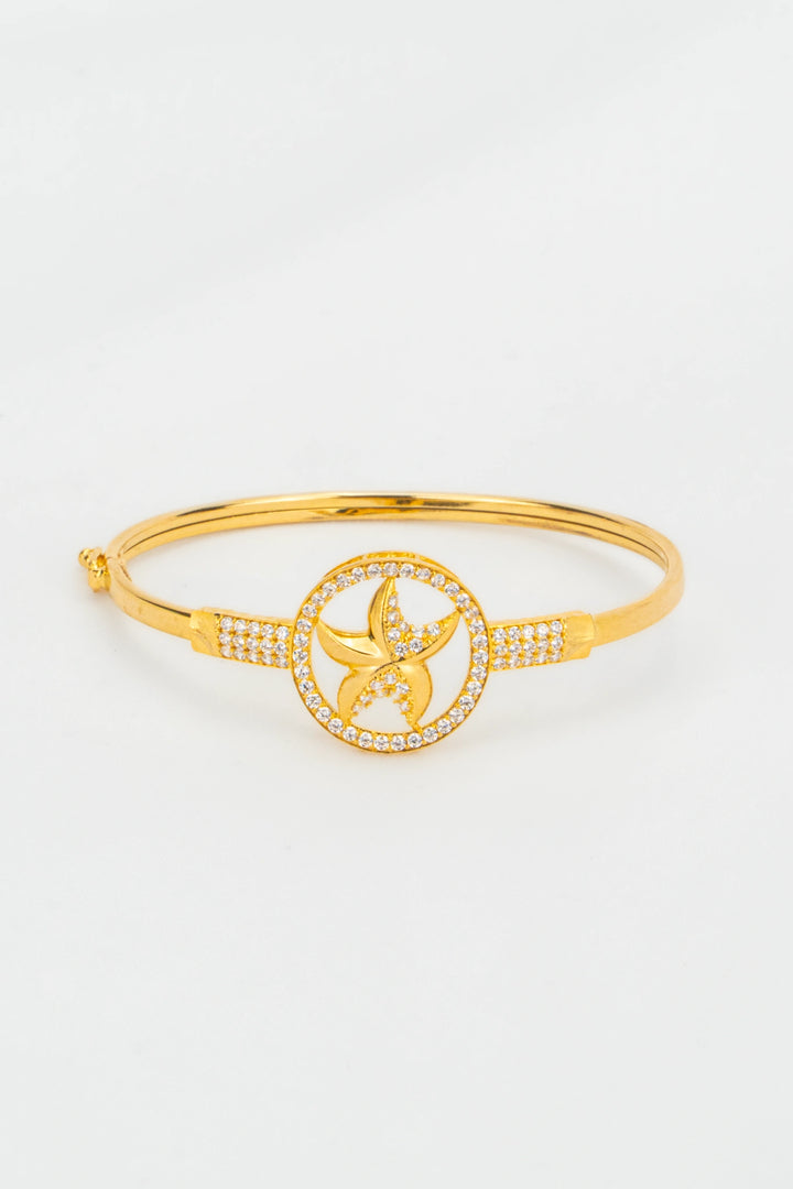 Vòng Tay Sao Biển Tấm Đính Đá CZ Vàng 16K Bảo Tín K&K