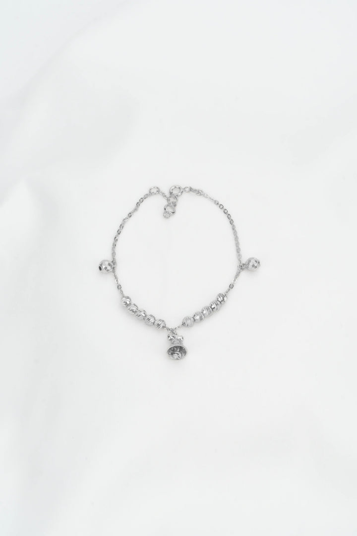 Lắc Tay Bi Chuông Đính Đá CZ Kiểu Ý 750 Bảo Tín K&K