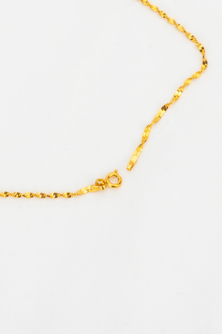 Dây Chuyền Mặt Sao Biển Tấm Đính Đá CZ Vàng 16K Bảo Tín K&K