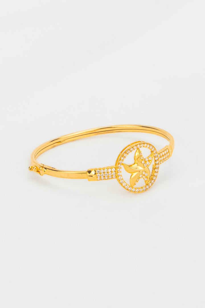 Vòng Tay Sao Biển Tấm Đính Đá CZ Vàng 16K Bảo Tín K&K