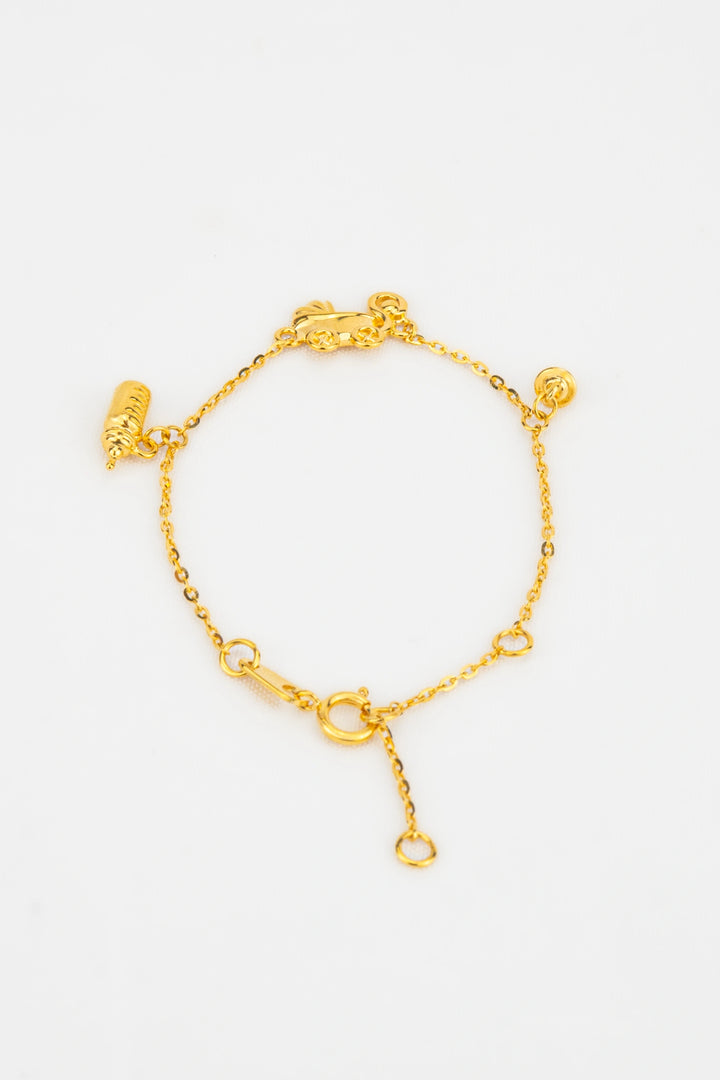 Lắc Tay Em Bé Thôi Nôi Vàng 16K Bảo Tín K&K