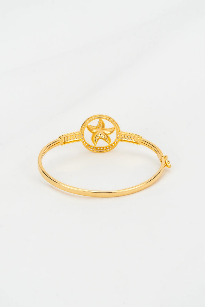 Vòng Tay Sao Biển Tấm Đính Đá CZ Vàng 16K Bảo Tín K&K