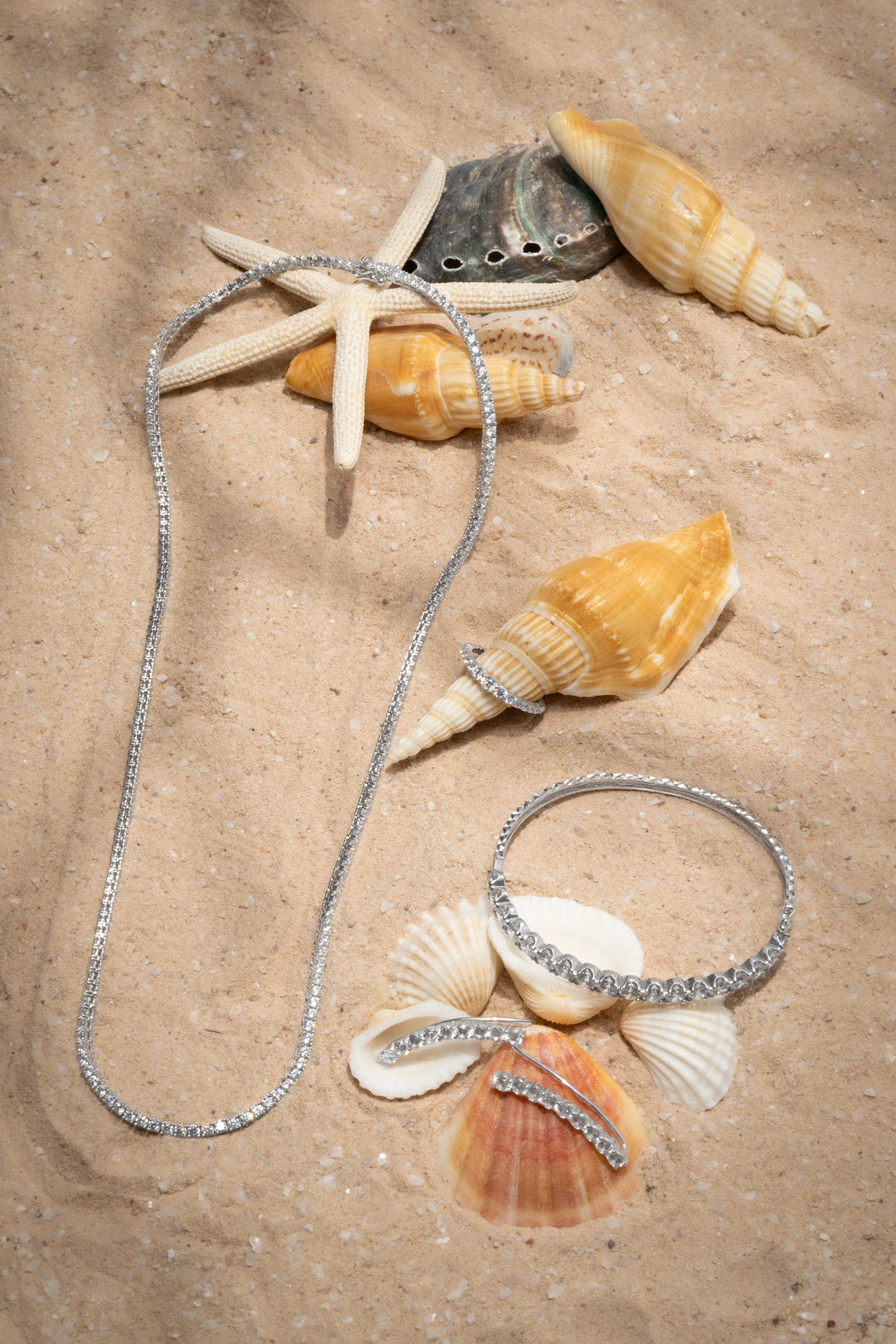 Bông Tai Kẹp Hàng Hột Đính Đá CZ Kiểu Ý 750 Bảo Tín K&K