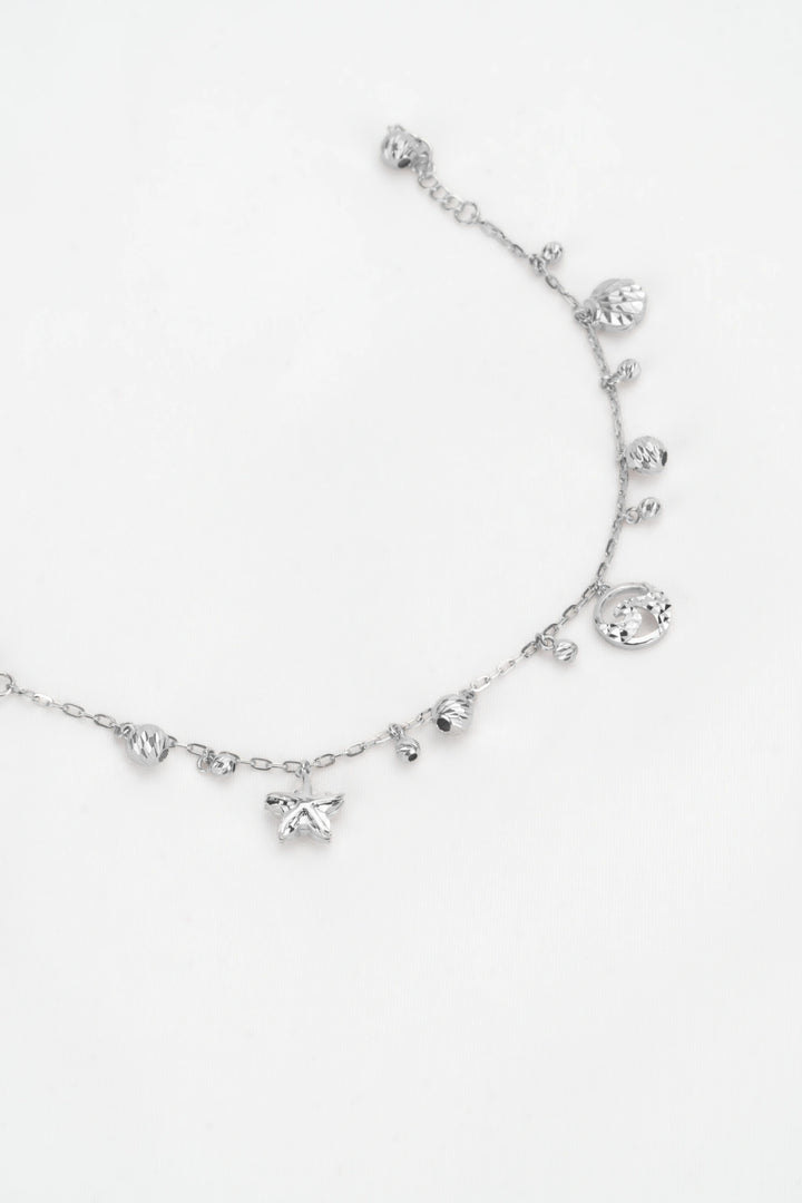 Lắc Tay Charm Con Sò Hạt Bi Khắc Máy Kiểu Ý 750 Bảo Tín K&K