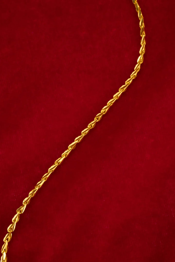 Dây Chuyền Khúc Ống Nhỏ Vàng 23K Bảo Tín K&K