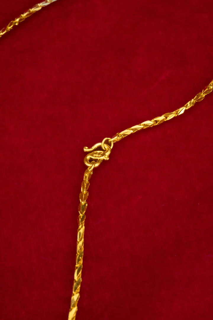 Dây Chuyền Khúc Ống Nhỏ Vàng 23K Bảo Tín K&K