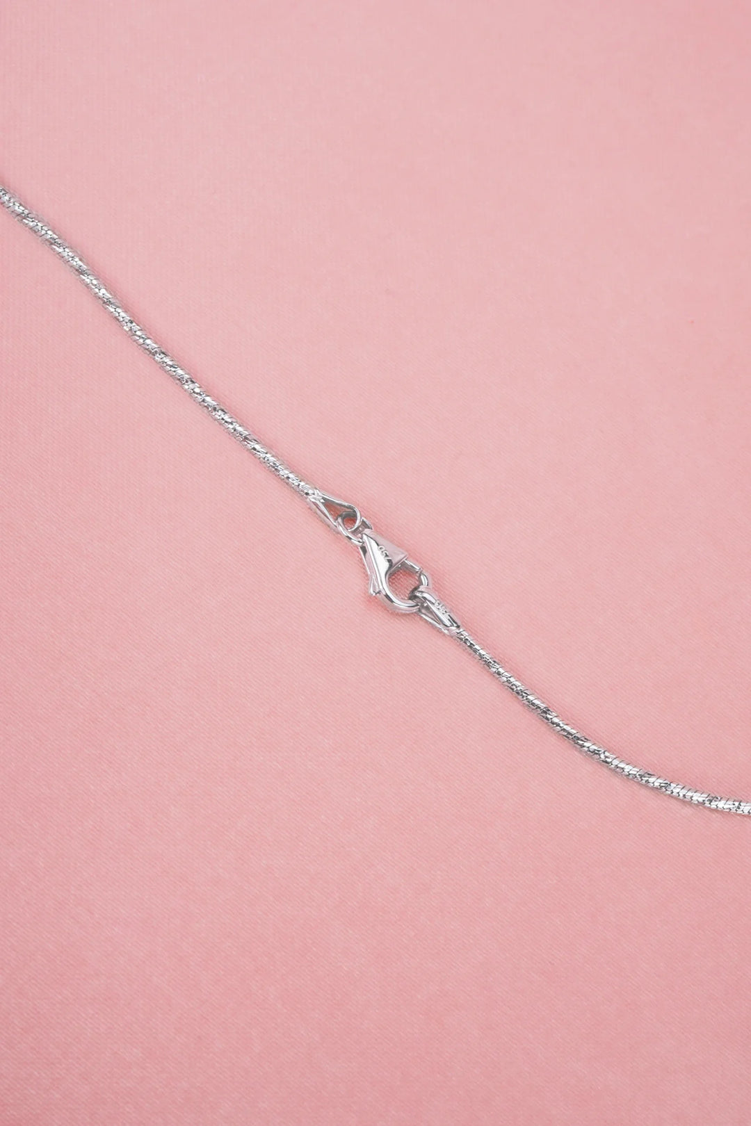 Dây Chuyền Mặt Đá Baguette Viền Tấm Đính Đá CZ Kiểu Ý 750 Bảo Tín K&K