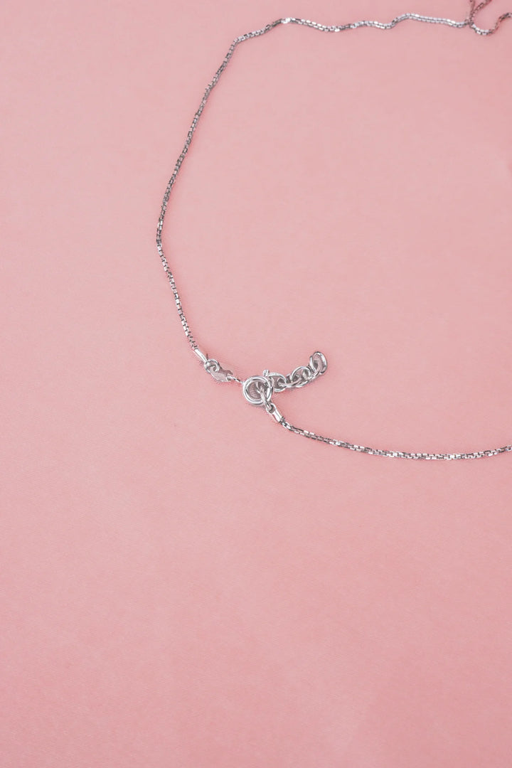 Dây Chuyền Mặt Đá Viền Khắc Máy Đính Đá Kiểu Ý 750 Bảo Tín K&K