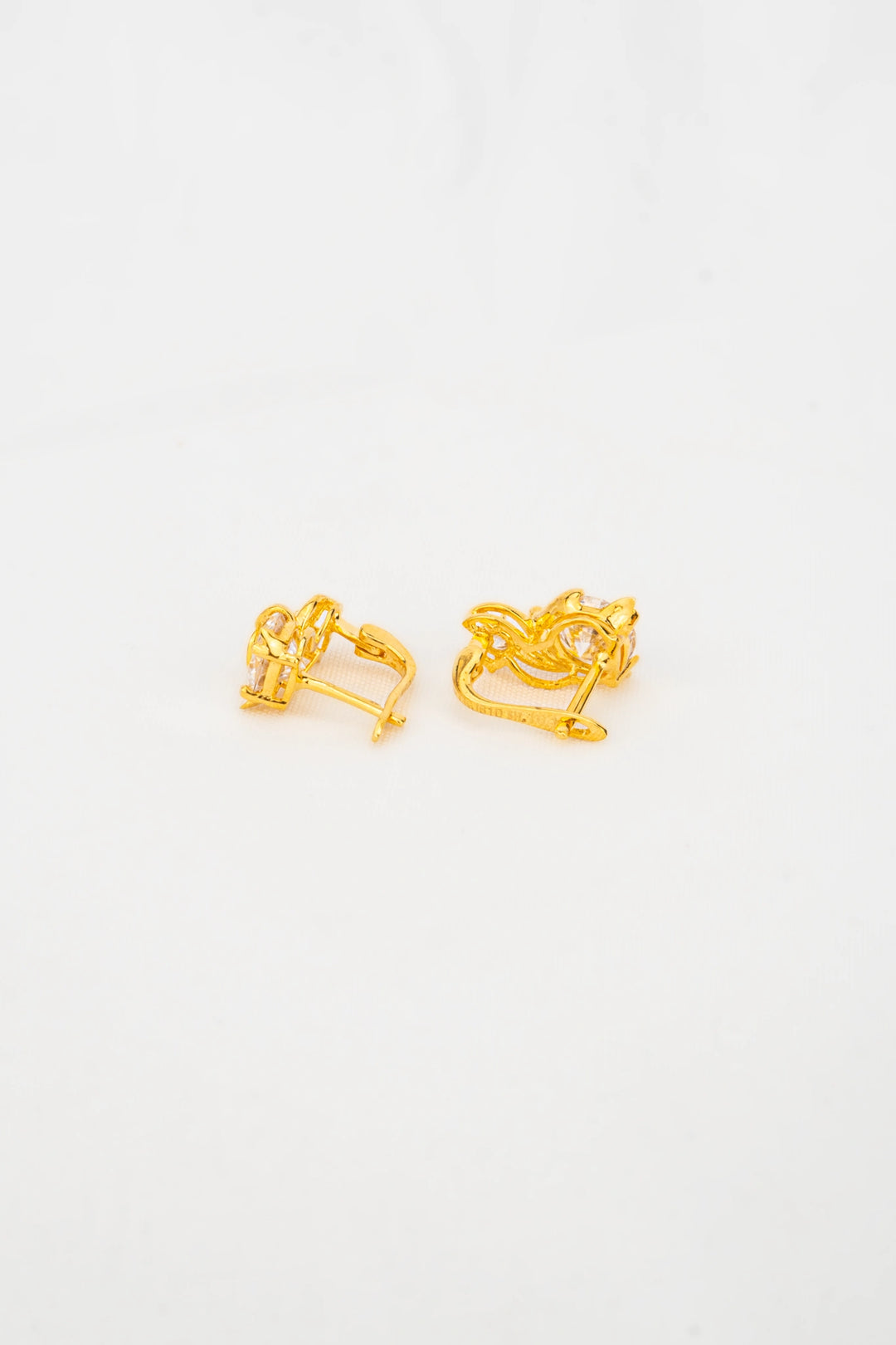 Bông Tai Hồ Ly Đính Đá CZ Vàng 16K Bảo Tín K&K