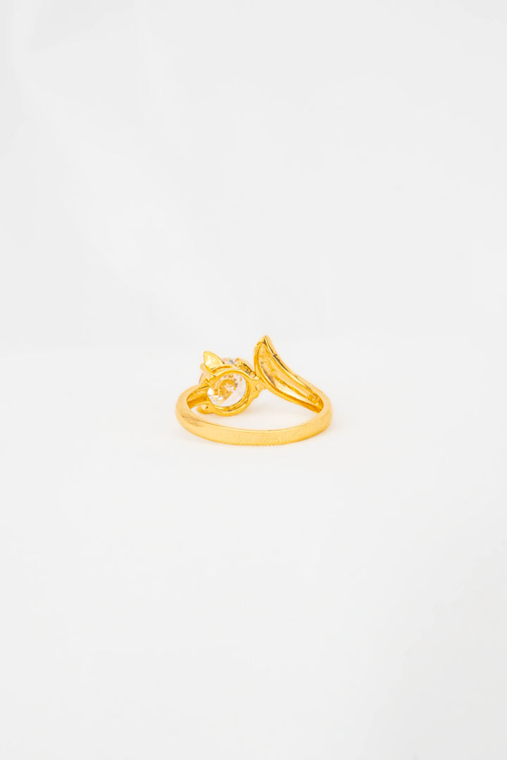 Nhẫn Hồ Ly Đính Đá CZ Vàng 16K Bảo Tín K&K