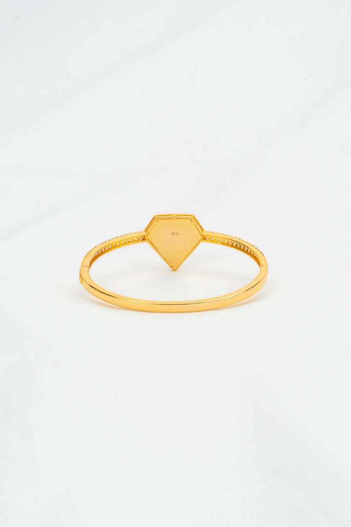 Vòng Tay Kim Cương 3D Khắc Máy Vàng 16K Bảo Tín K&K