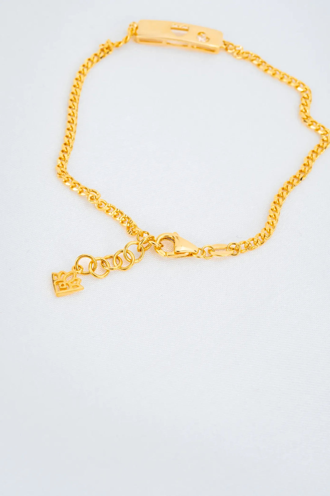 Lắc Tay Heartline Vàng 16K đính đá CZ Bảo Tín K&K