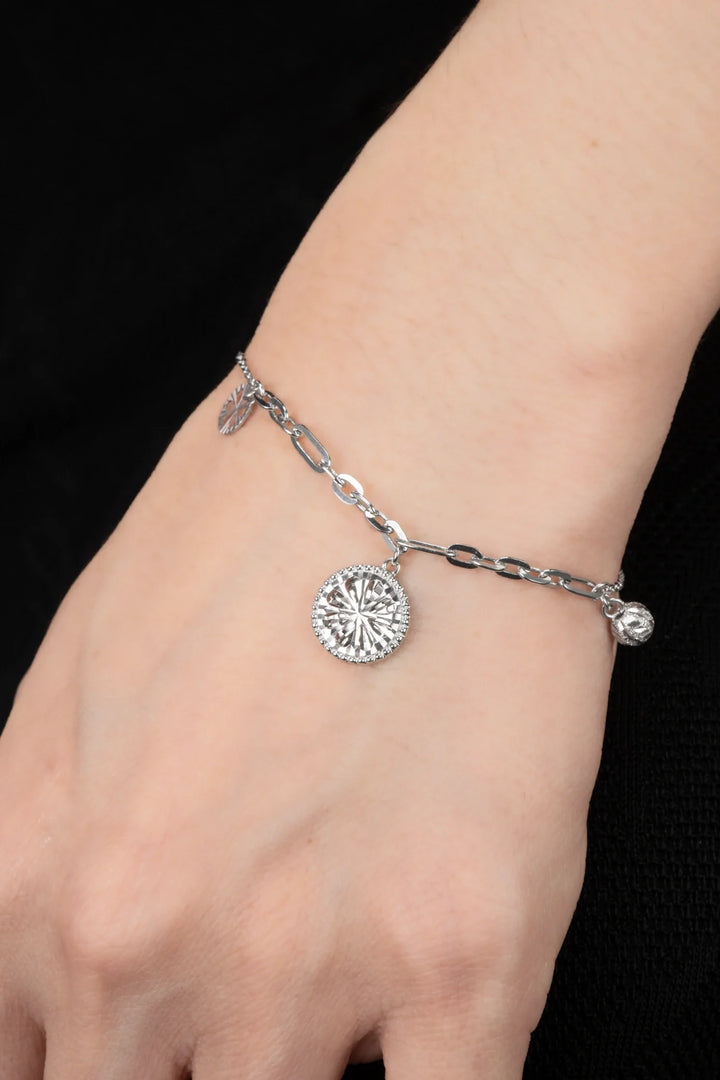 Lắc Tay Charm Trái Chanh 3D Không Đính Đá Kiểu Ý 750 Bảo Tín K&K