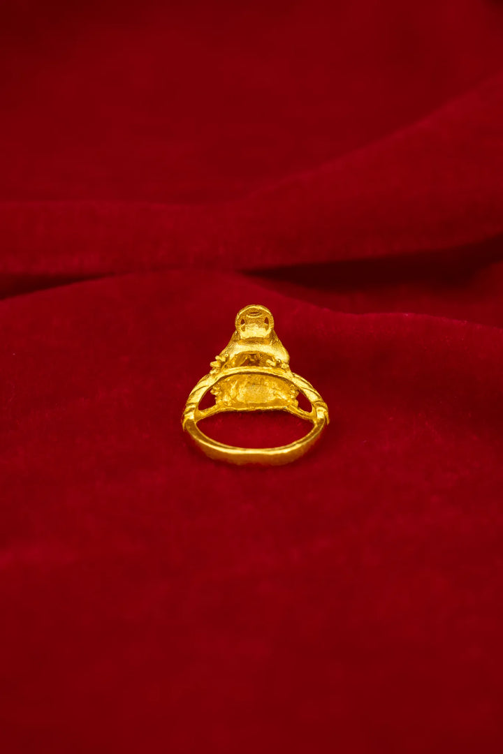 Nhẫn Con Cóc Đồng Tiền Vàng 23K Bảo Tín K&K