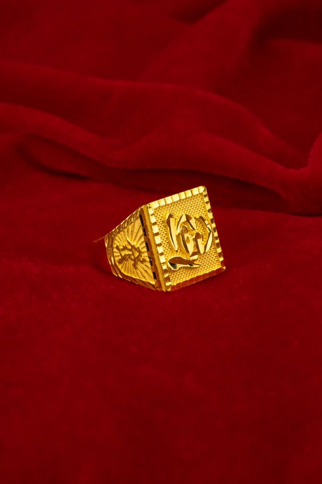 Nhẫn Nam Chữ Lộc Vàng 23K Bảo Tín K&K