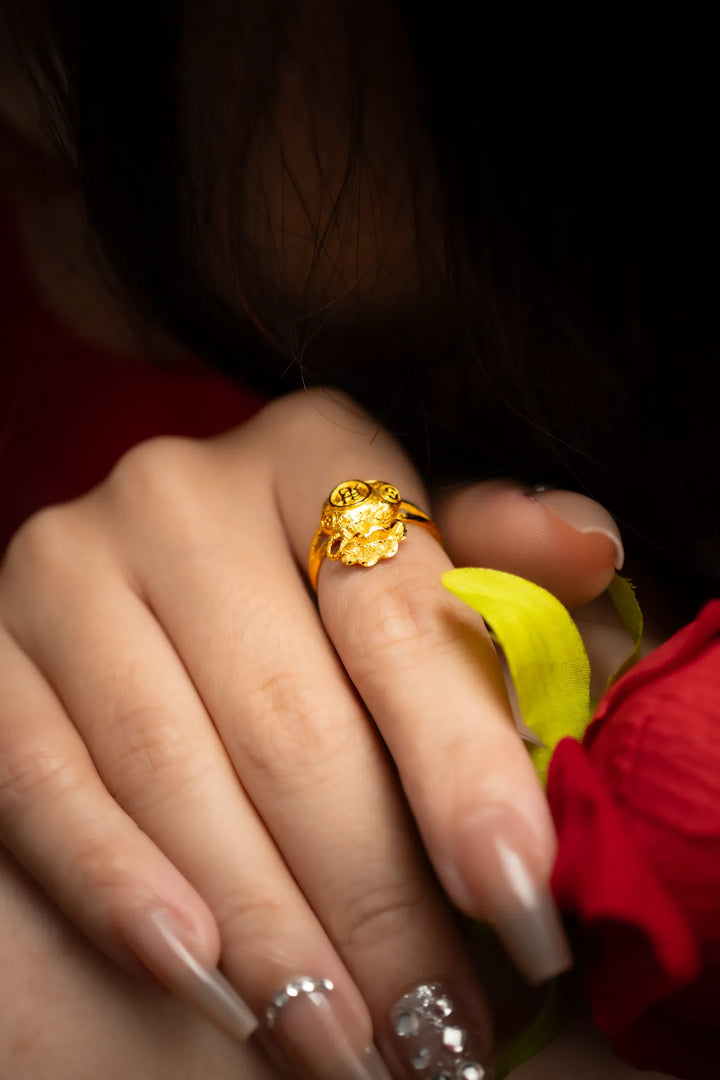 Nhẫn Túi Tiền Vàng 23K Bảo Tín K&K