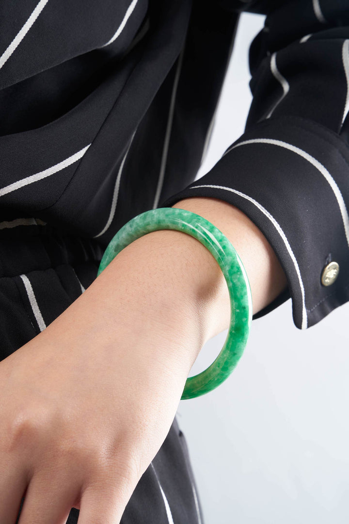 Cẩm thạch xanh lục cẩm thạch Bảo Tín K&K đính Cẩm thạch