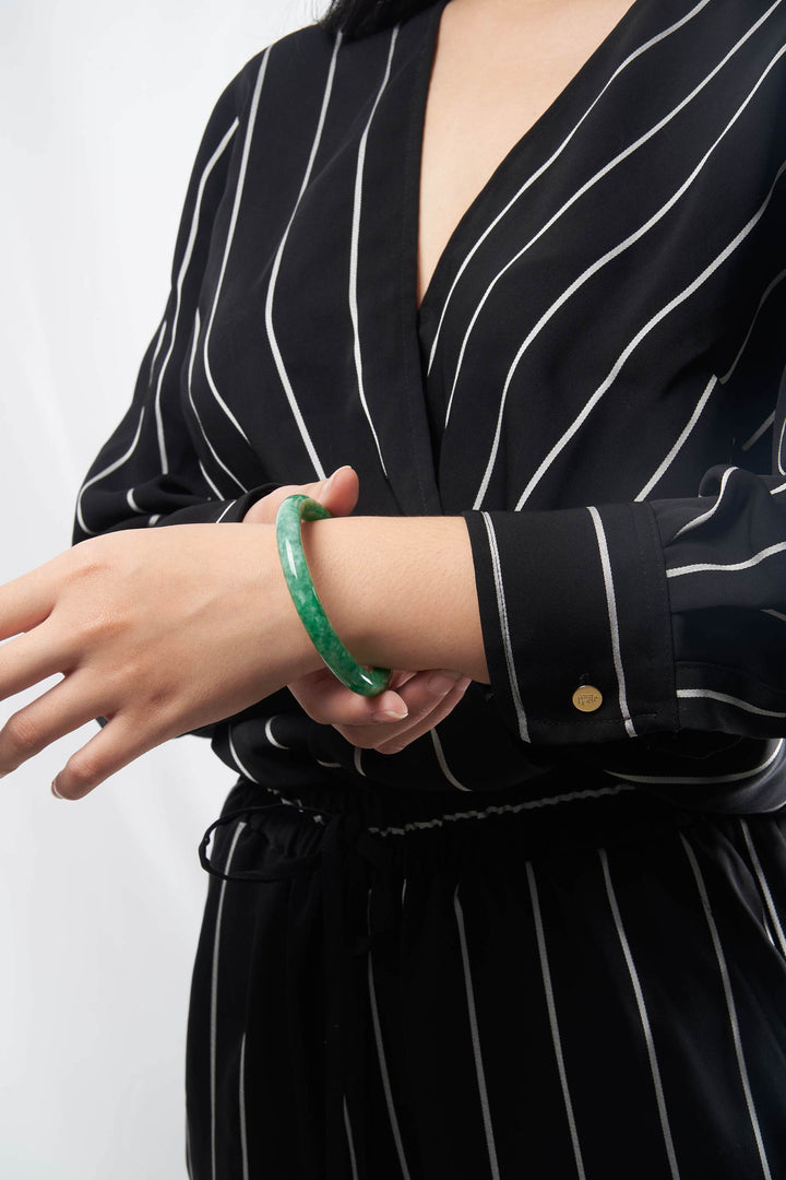 Cẩm thạch xanh lục cẩm thạch Bảo Tín K&K đính Cẩm thạch