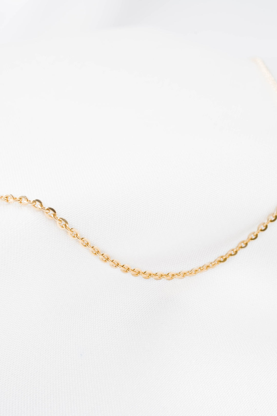 Dây chuyền vàng chữ cong móc máy Bảo Tín K&K Vàng 18K