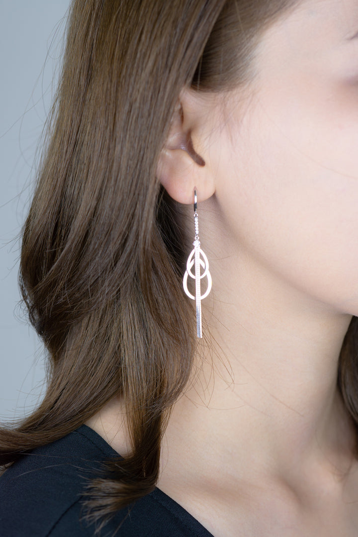 Bông tai Hàn Quốc Bảo Tín K&K Vàng Ý 750 - Bảo Tín K&K