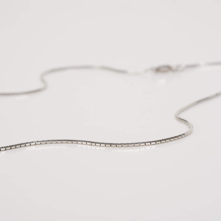 Dây chuyền trắng mì khúc Bảo Tín K&K Vàng kiểu Ý 750