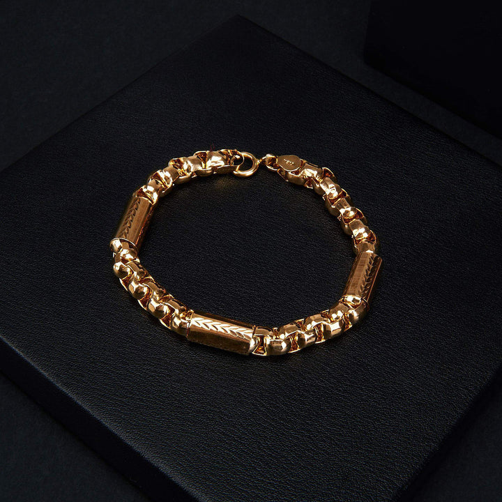 Lắc vàng công bọng khúc ống Bảo Tín K&K Vàng 14K