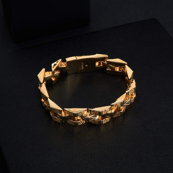 Lắc vàng mái nhà Bảo Tín K&K Vàng 14K