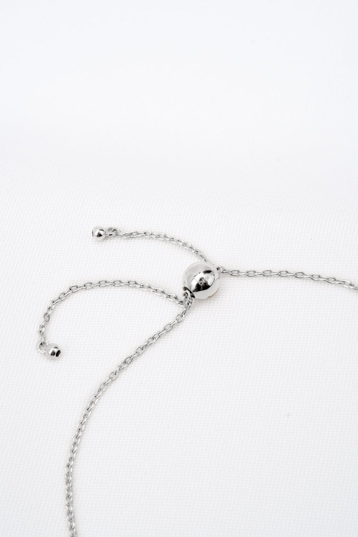 Lắc tay trắng bi đôi Bảo Tín K&K Vàng kiểu Ý 750