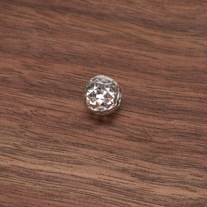 Mặt dây chuyền trắng châu móc máy Bảo Tín K&K Vàng kiểu Ý 750