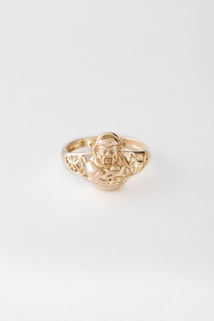 Nhẫn vàng thần tài Bảo Tín K&K Vàng 14K