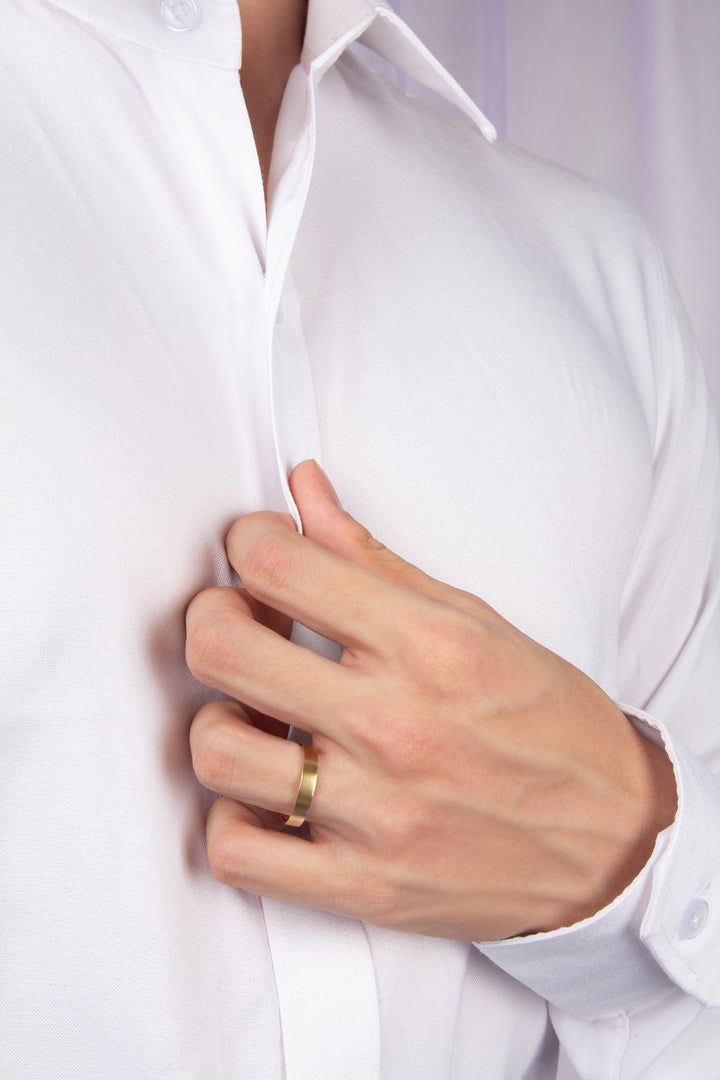 Nhẫn cưới nữ Bảo Tín K&K Vàng kiểu Ý 750 Dear