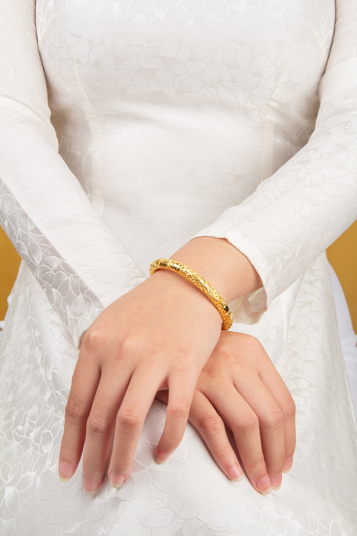 Vòng  vàng chạm rồng Bảo Tín K&K Vàng 23K