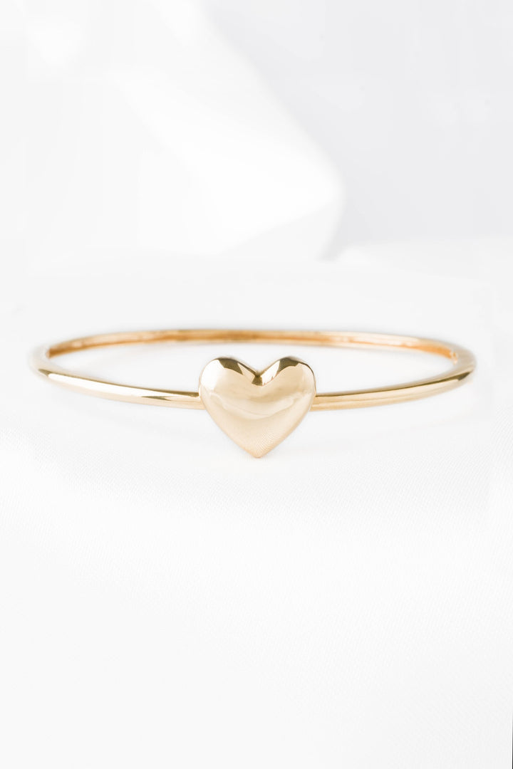 Vòng tay vàng trái tim Bảo Tín K&K Vàng 18K