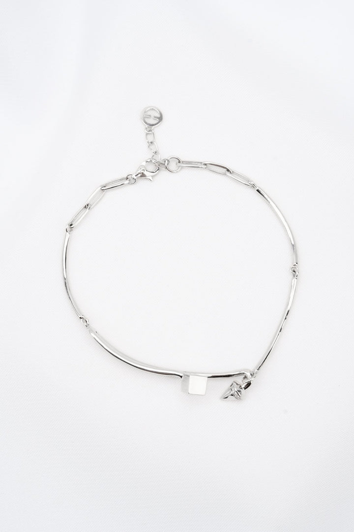 Vòng, lắc xoàn trắng kiểu Bảo Tín K&K Vàng kiểu Ý 750 đính Kim cương