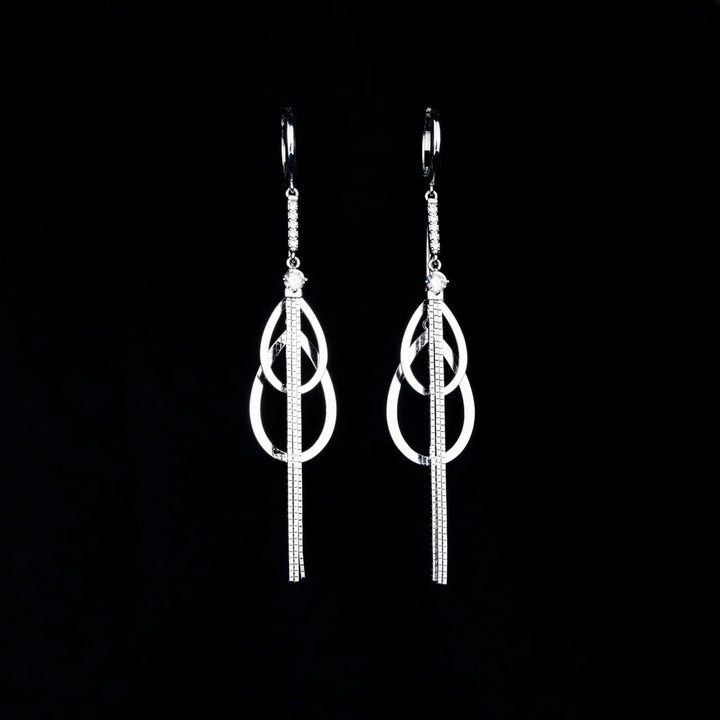 Bông tai Hàn Quốc Bảo Tín K&K Vàng Ý 750 - Bảo Tín K&K