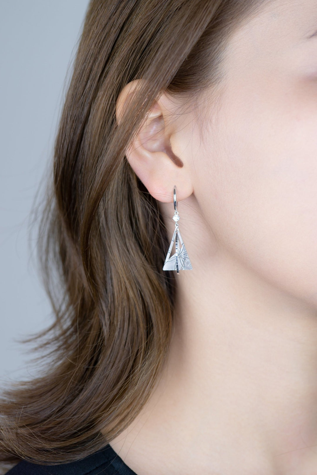 Bông tai Hàn Quốc Bảo Tín K&K Vàng Ý 750 - Bảo Tín K&K