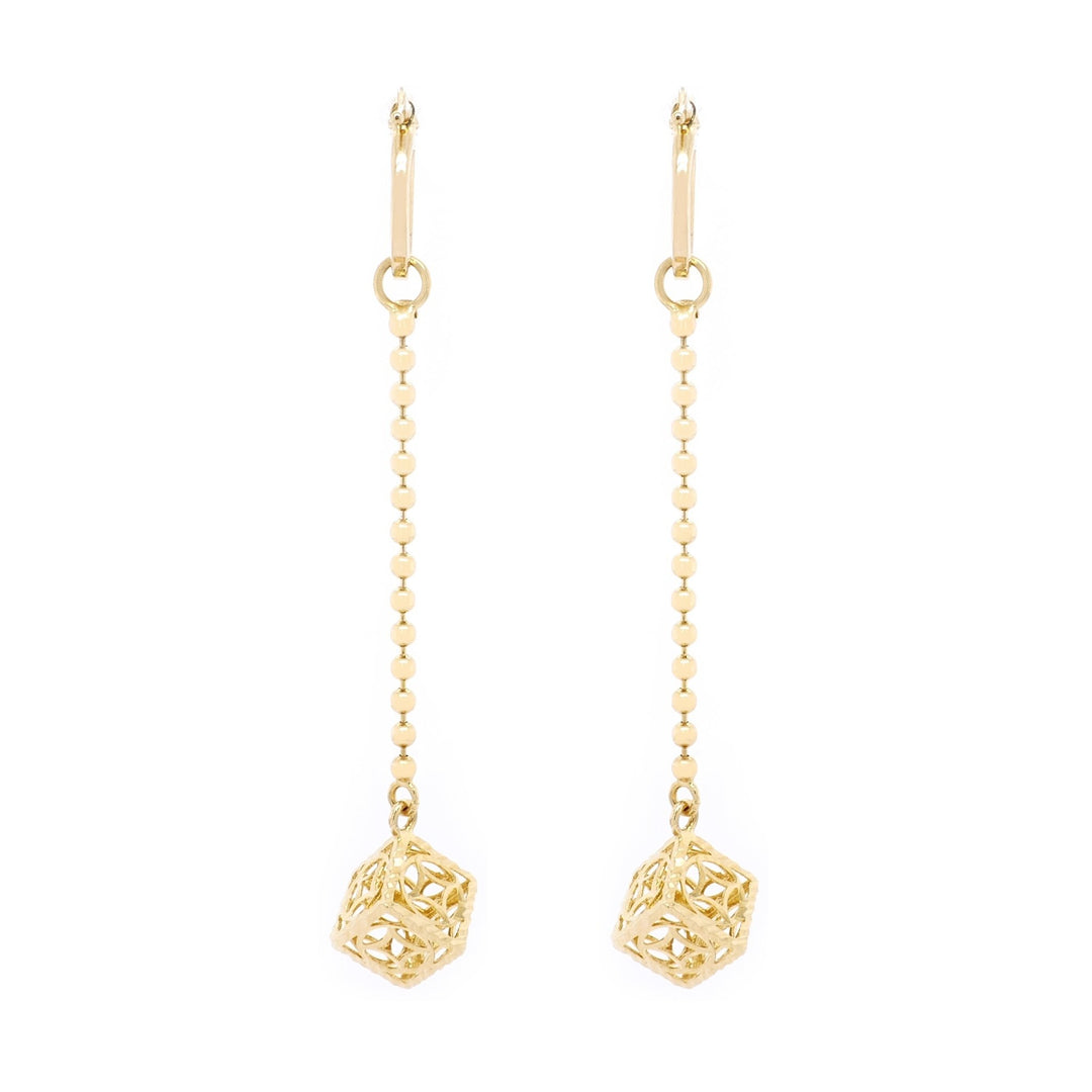 Bông tai vàng kiểu Bảo Tín K&K Vàng 14K - Bảo Tín K&K