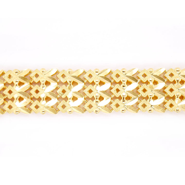 Lắc Hoa Móc Máy Bảo Tín K&K Vàng 14K - Bảo Tín K&K