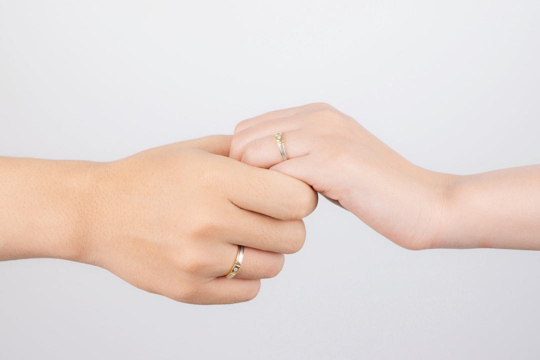 Nhẫn cưới xoàn Bảo Tín K&K vàng 18K - Bảo Tín K&K