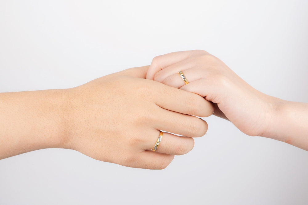 Nhẫn cưới xoàn Bảo Tín K&K vàng 18K - Bảo Tín K&K