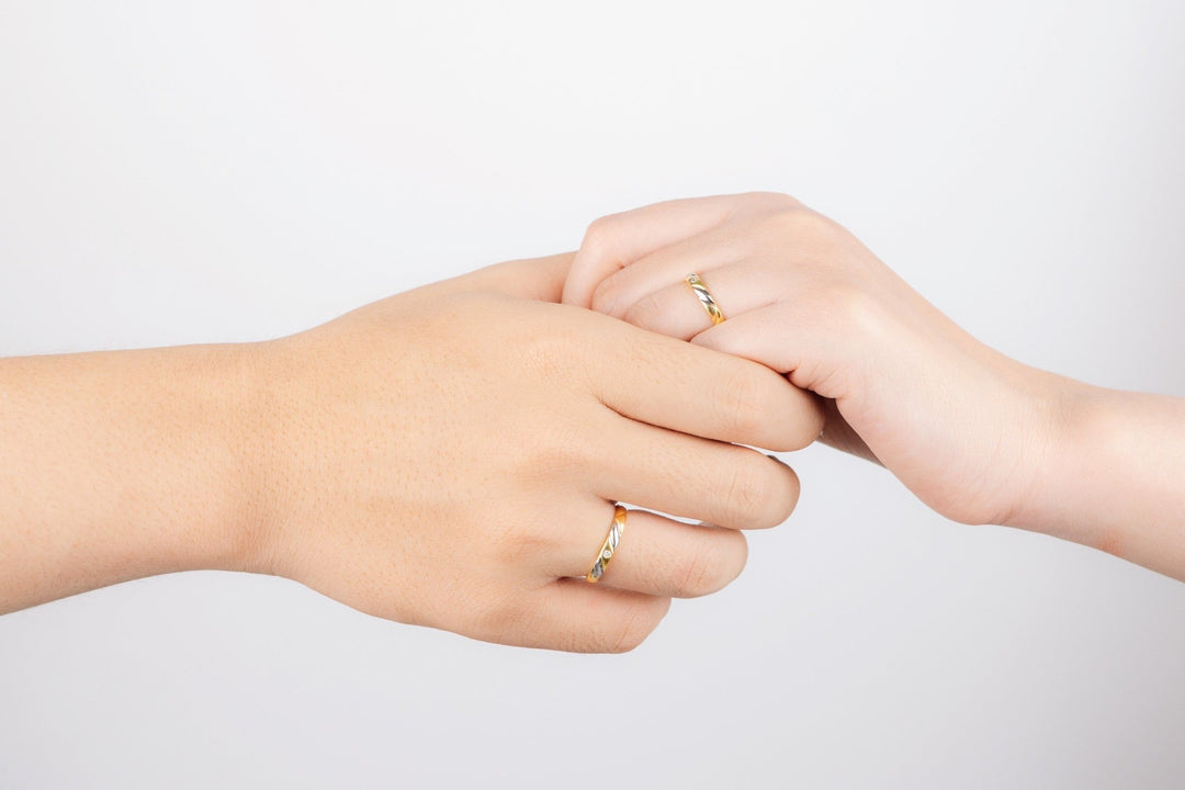 Nhẫn cưới xoàn Bảo Tín K&K vàng 18K - Bảo Tín K&K