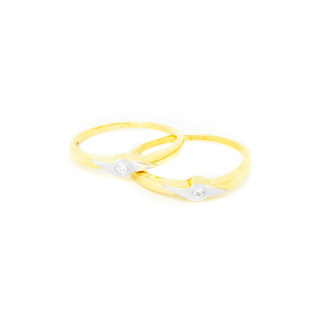 Nhẫn cưới xoàn Bảo Tín K&K vàng 18K - Bảo Tín K&K