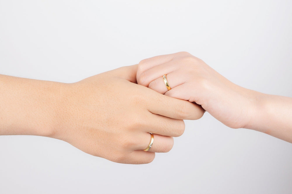 Nhẫn cưới xoàn Bảo Tín K&K vàng 18K - Bảo Tín K&K