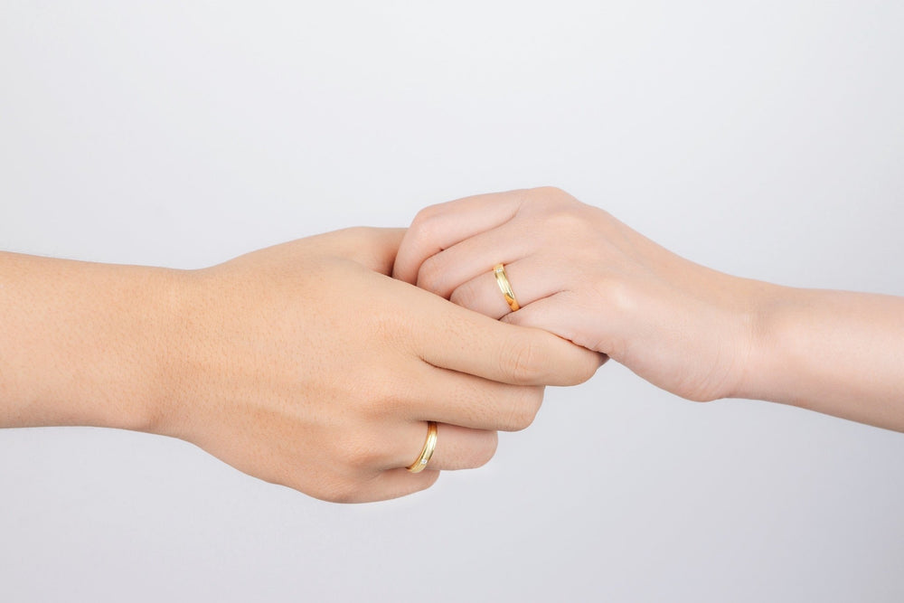 Nhẫn cưới xoàn Bảo Tín K&K vàng 18K - Bảo Tín K&K