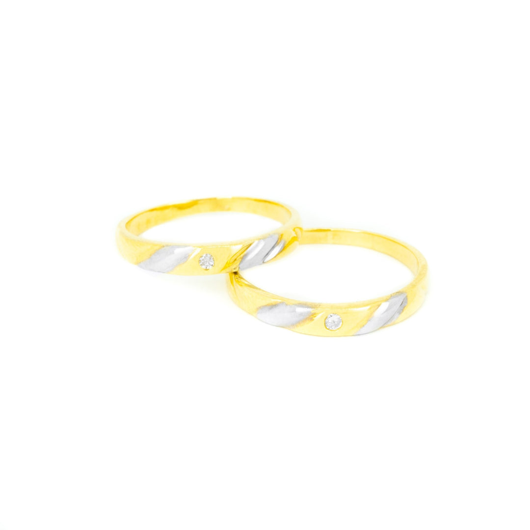 Nhẫn cưới xoàn Bảo Tín K&K vàng 18K - Bảo Tín K&K