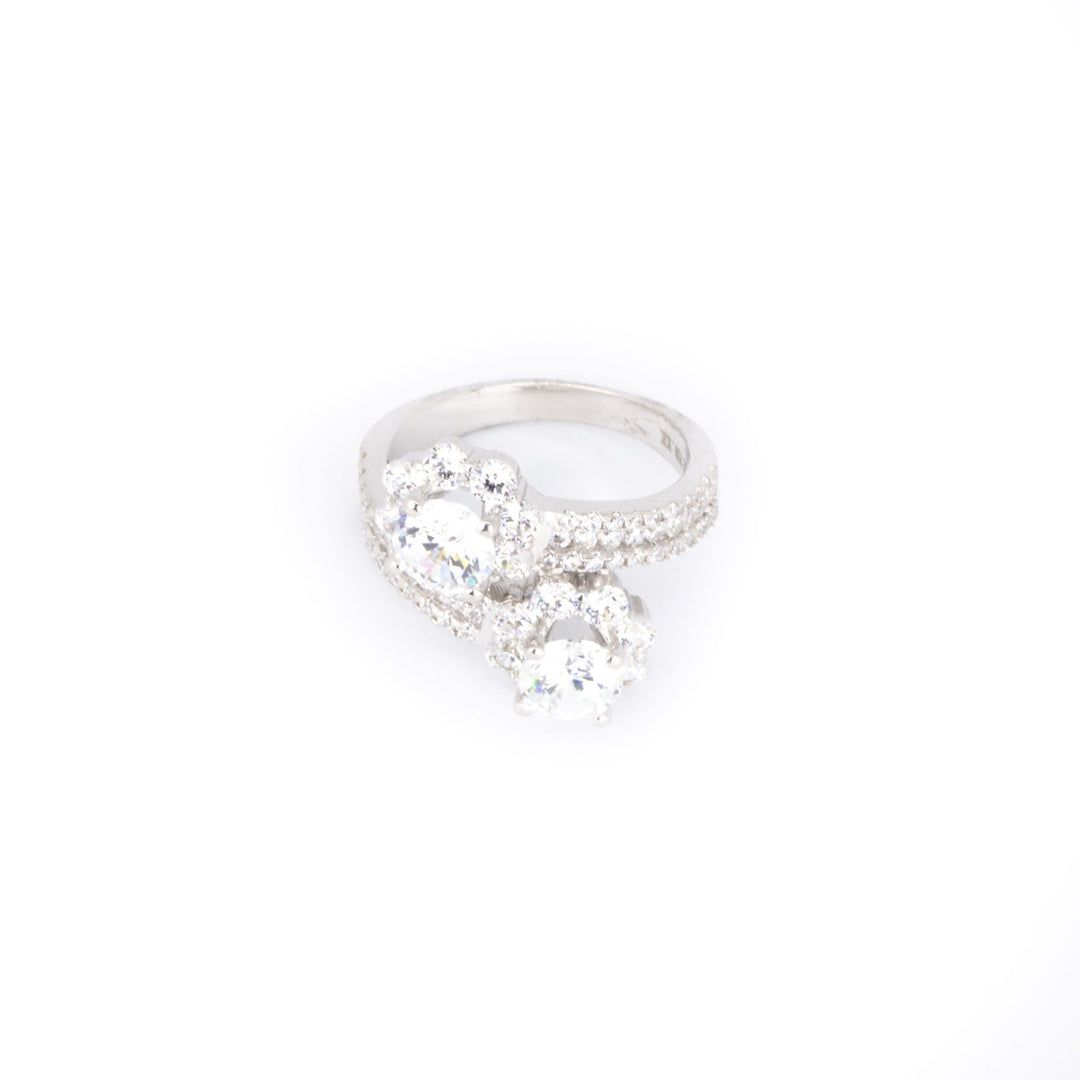 Nhẫn kiểu hoa đính đá cao cấp - Bảo Tín K&K