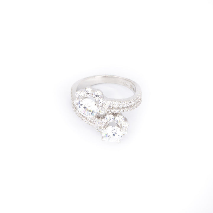 Nhẫn kiểu hoa đính đá cao cấp - Bảo Tín K&K