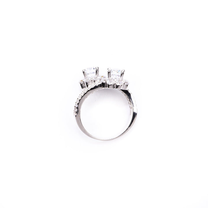 Nhẫn kiểu hoa đính đá cao cấp - Bảo Tín K&K