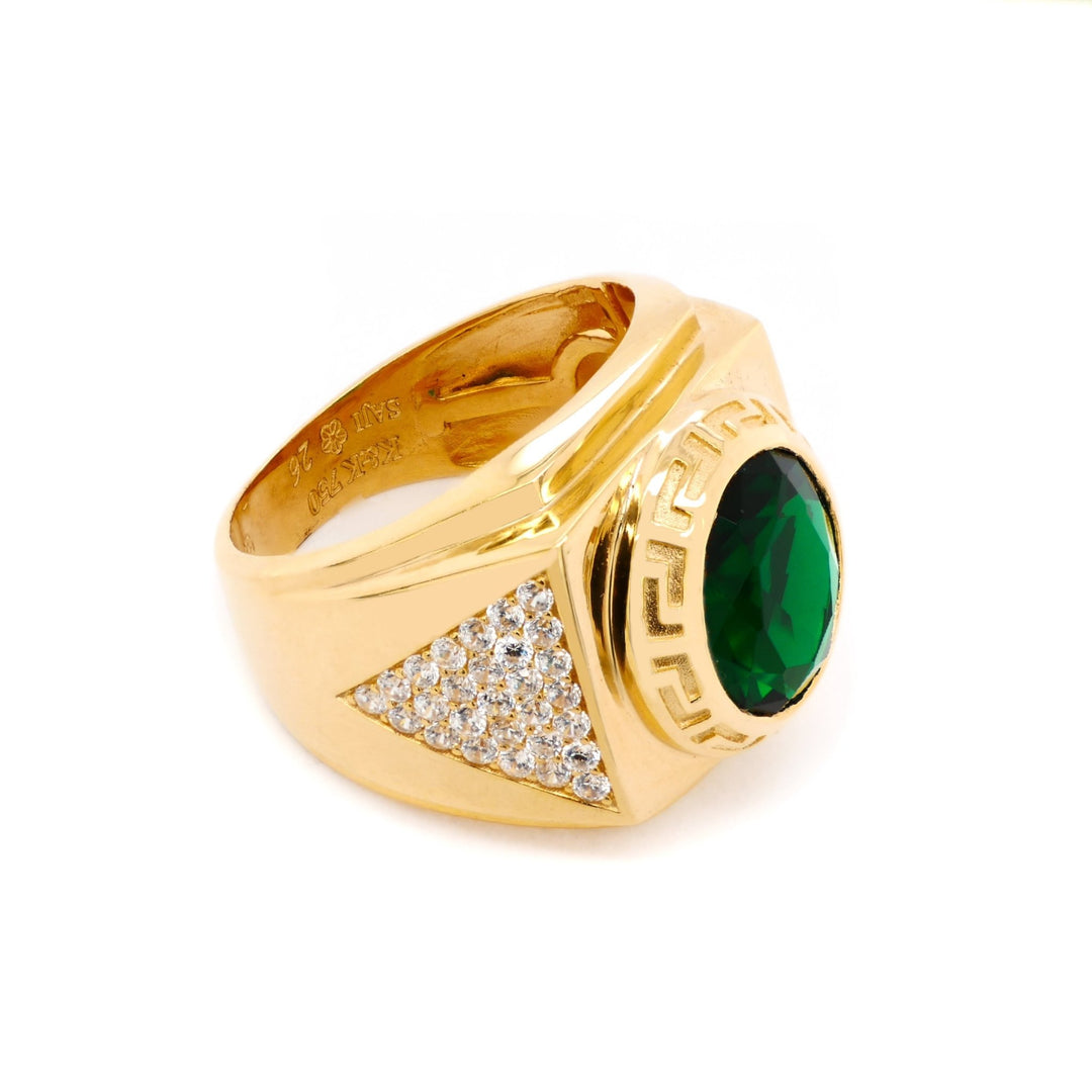 Nhẫn nam vàng Bảo Tín K&K Vàng 18K đính Đá màu - Bảo Tín K&K